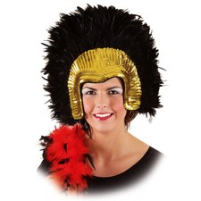 Samba Kopfschmuck gold-schwarz