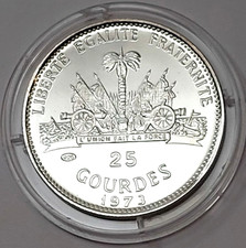 Haiti 25 Gourdes 1973 Silber