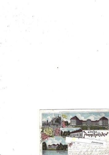 Pommersfelden litho 1900 - um,