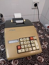 Rechenmaschine Walther Comptess ÜBERHOLT retro druckend