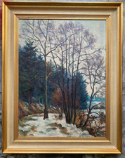 ::ÖLGEMÄLDE HIMMEL SCHNEE