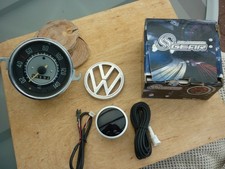 altes Tacho von SWF. VW Käfer? +VW Emblem+Manometer, Öl-Temp.Anzeige Garagenfund