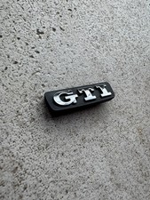 Original VW Golf 7 Polo GTI Lenkrad Emblem  Logo Badge Silber