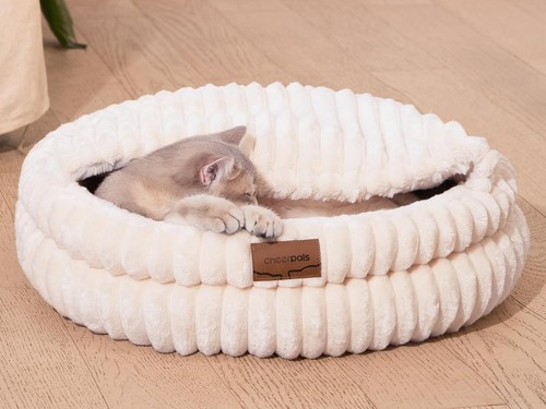 Katzenbett mit deckel - mit,