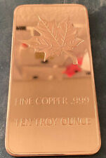 10 oz Maple Leaf  999 Kupferbarren Kupfer Copperbar Copper Barren Feinkupfer
