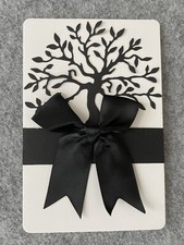 Trauerkarte Handarbeit, mit