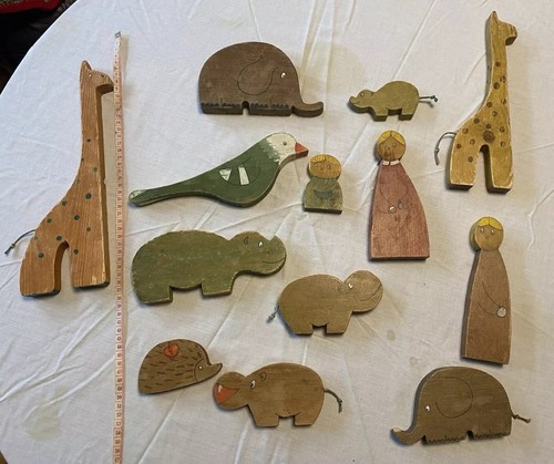 Holz spielzeug figuren - 13,