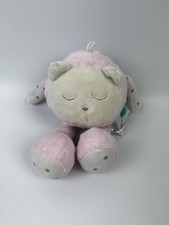 myHummy Einschlafhilfe Baby Weiß Rosa Stofftier Kuscheltier Plüschtier Baby 26cm