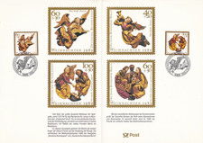 BRD Klappkarte Jahreskarte des Sammler-Service 1989, Sonderstempel