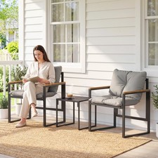 Outsunny 3-tlg. Balkonmöbel