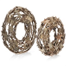 2x Rebenkranz 30cm & 40cm -