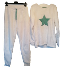 Kuschel Teddy Flausch Hausanzug 38/40 Zweiteiler flauschig superweich und warm