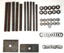 Posten Gewindestange Mutter Scheibe Spannplatte M12 M16