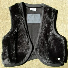 Street One Weste Fell Imitat schwarz ungetragen 38/M