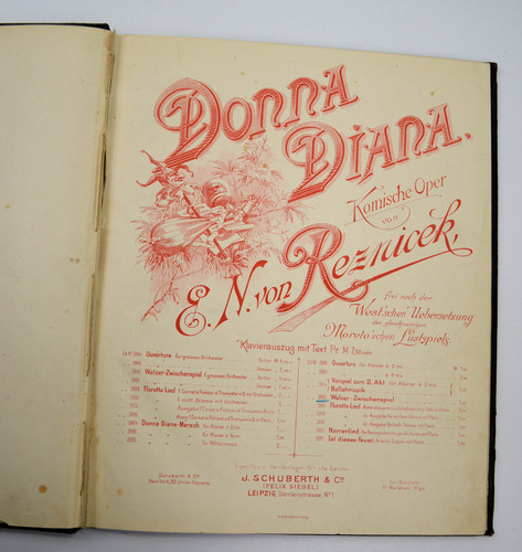Altes notenbuch donna - altes,