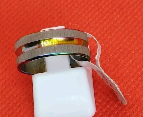 Edelstahl ring ungetragen wie - edelstahl,