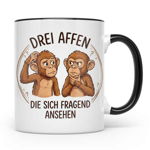 Drei affen tasse - drei,