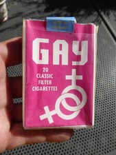 Alte leere Zigarettenschachtel