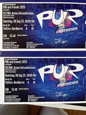 2 Tickets Sitzplätze für PUR (&) and Friends 2025  in Gelsenkirchen 06.09.25