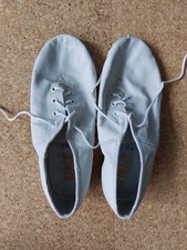 Jazzsoft Leder-Jazzschuhe "Bloch",Damen, geteilter Sohle, Weiß, Gr. 5,5 (EU 36)