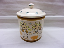 kleine Keramik Plätzchendose Weihnachten rund Ø 13 cm - für Gebäck Gebäckdose