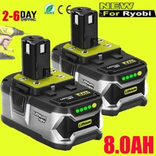 2PACK For RYOBI 18V 8.0Ah P108