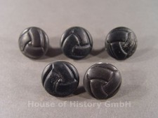 148254: 5 blaugrau Knöpfe
