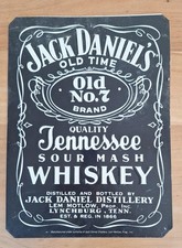 XXL Antik Original Blechschild Jack Daniels aus USA ...sehr Selten! Vintage 