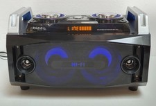 IBIZA SPLBOX120 Beleuchtete Lautsprecherbox 120W Bluetooth USB SD Party Verstärk