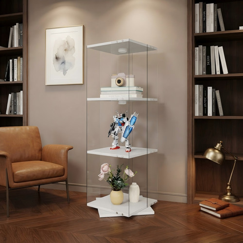 360 drehbarer glasvitrine - drehbarer,