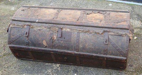 Barock reisetruhe holztruhe - reisetruhe,