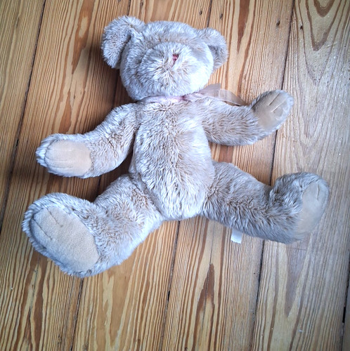 Stofftier teddybär vintage - teddybär,
