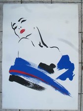 Monica ( Canetti ) Kunstdruck 100 x 140 cm lt Schäden