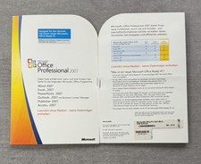 MS Office 2007 Professional MLK Vollversion deutsch inkl.Access 2007