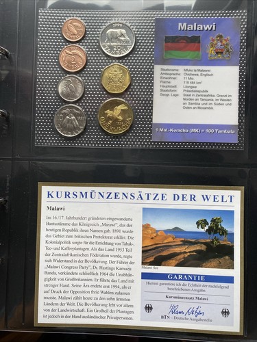 Malawi kursmünzensatz kms - malawi-,