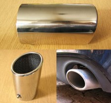 Auspuffblende Endrohr 74mm