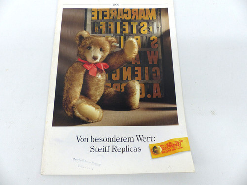 Prospekt steiff replicas - steiff, 1990