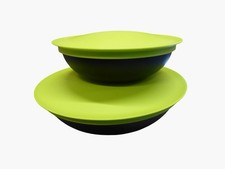 Tupperware Allegra Schüsseln grün schwarz 1,5l / 740ml