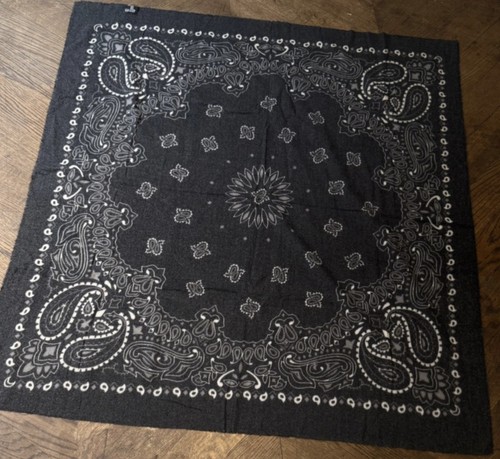Großes bandana schwarz 100 - großes,