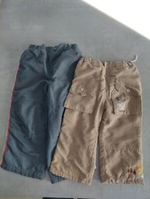 gefütterte Überhose/Schneehose, blau, Topolino, 86/92