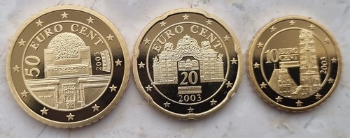 Euro cent 2003 - 50-20-10,