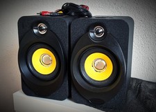 Vonyx XP40 Studio Monitor SET - Aktiv Boxen mit Bluetooth, 80W, AUX, USB
