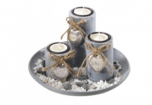 Teelicht schale set - teelicht,