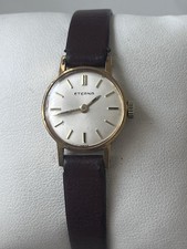 Vintage Eterna Damen Uhr Plague Gold 20