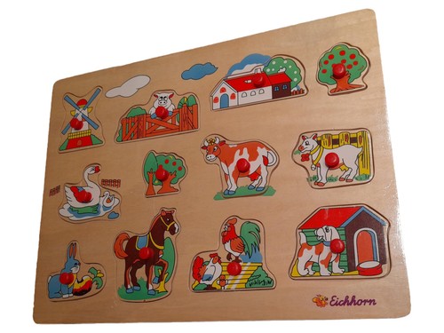 Eichhorn steckpuzzle bauernhof - eichhorn,