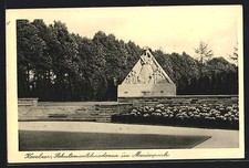 Ansichtskarte Kevelaer, Schutzmantelmadonna im Marienpark 1959 