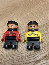 LEGO Duplo Intelli Lok Zugführer 2 Stück Eisenbahn Lok