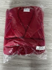 Kuscheliger Kurzbademantel  Gr. M rot  „neu"