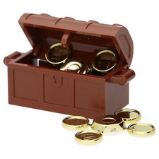 LEGO Schatztruhe + 4 LEGO