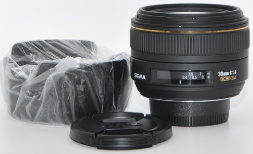 Sigma 30mm ex dc hsm - af, f1.4